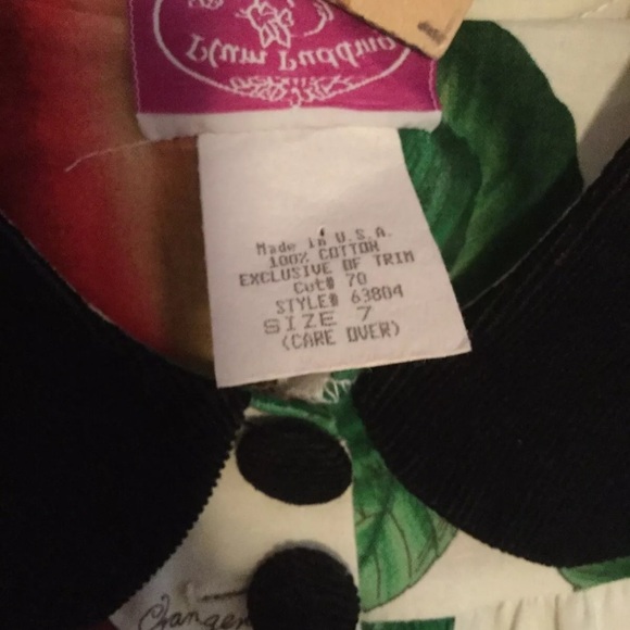 COPY - Vintage Plum pudding girls dress size 7, cotton long sleeves, 100% cotto… - Picture 13 of 14